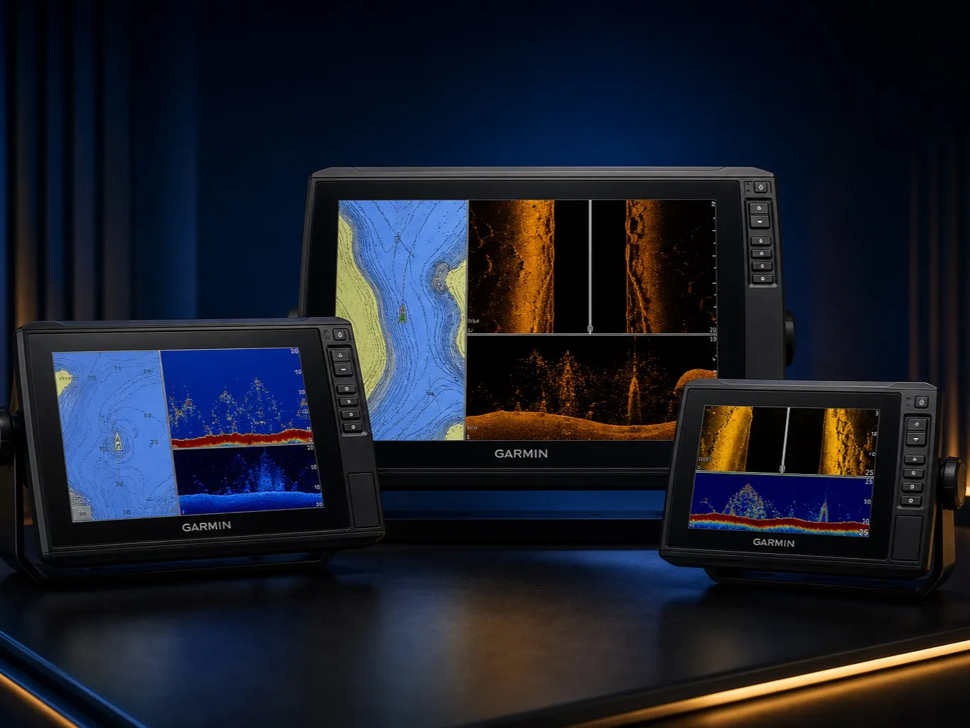 Популярные эхолоты Garmin